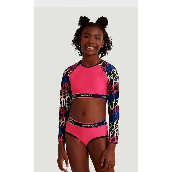 JUSTICE GIRLS WORKOUT OUTFIT - Picture 1 of 6